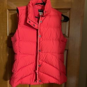 Beautiful coral J Crew Vest